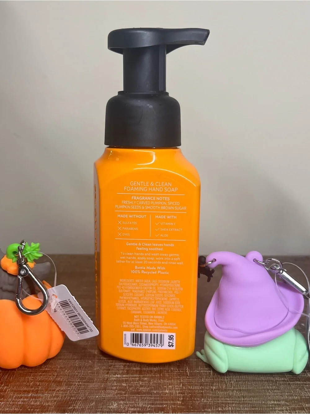 Bath & Body Works Fall Puppy Frog PocketBacs Pumpkin Carving Foaming Hand Soap